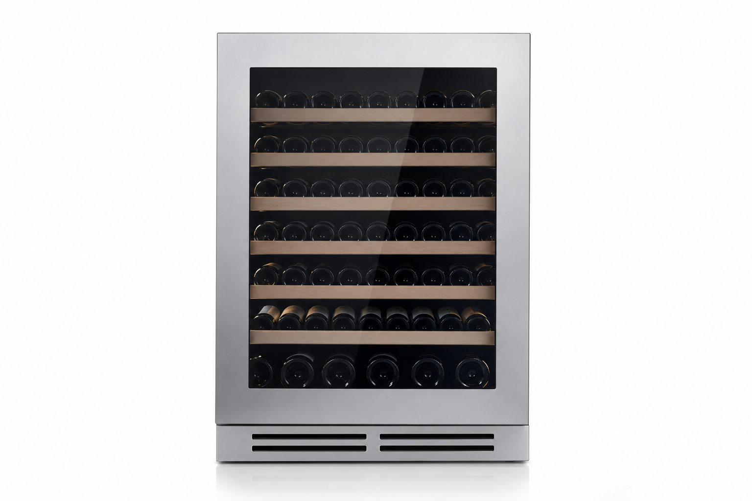 Stainless steel seamless door