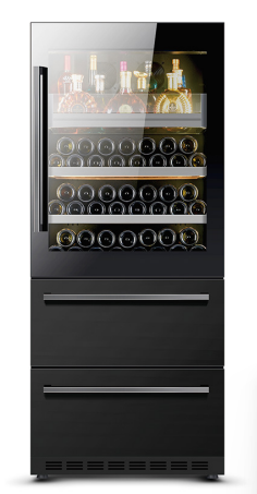 Wine cooler cabinet BJ-608WD - 350 L / 475 L